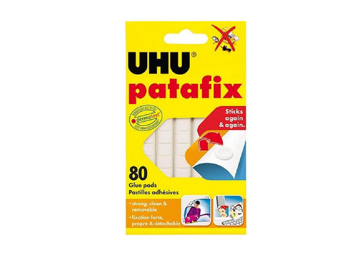 UHU Patafix Glue Pads, Pack of 80 - White - Altimus