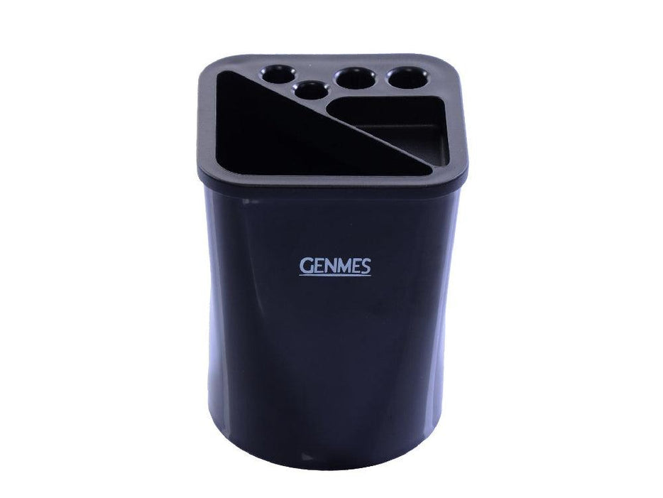 Genmes 3355 Square Type Pen Holder, Black - Altimus