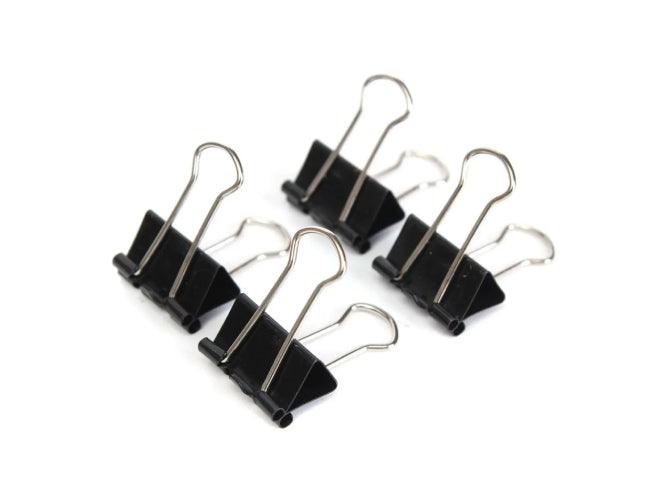 Deluxe Black Binder Clips, 41mm, 12clips/pack - Altimus