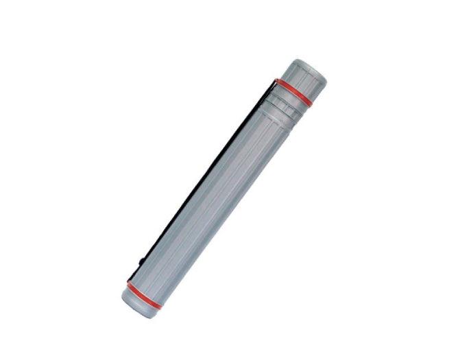 Plastic Drawing Tube 10.5 x 77.5 x 135cm Adjustable Silver - Altimus