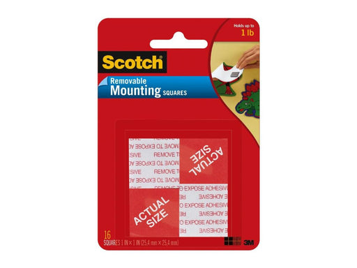 3M Scotch Removable Mounting Square 16X1 Square 108 - Altimus