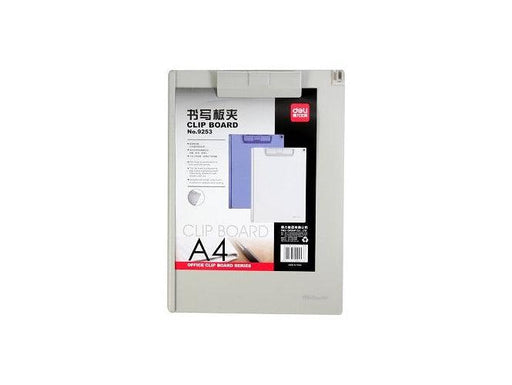 Deli A4 Plastic Clip Board, Grey - Altimus