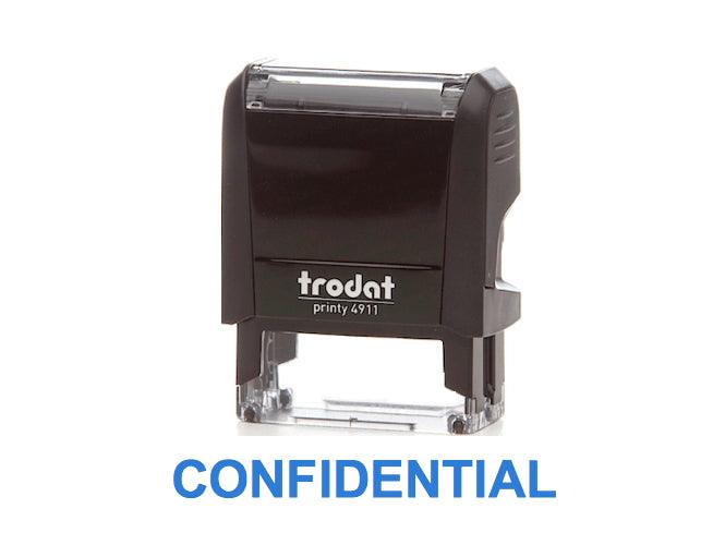 Trodat Printy 4911 Stamp "CONFIDENTIAL" - Blue - Altimus