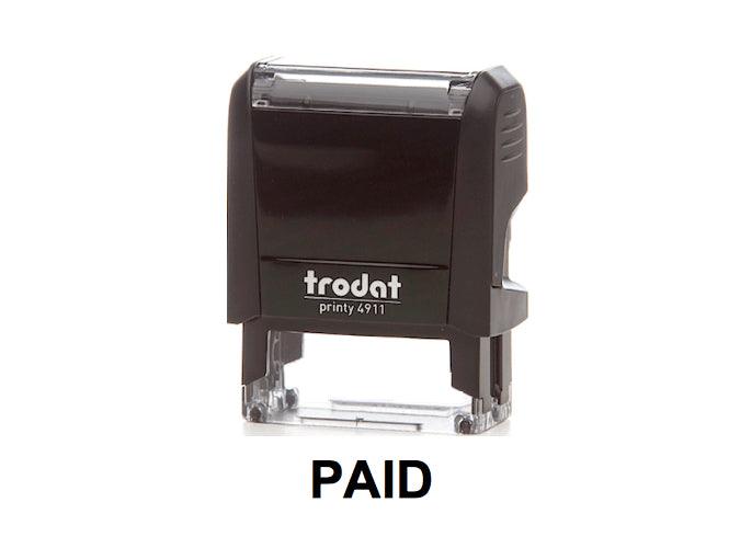 Trodat Printy 4911 Stamp "PAID" - Black - Altimus