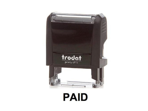 Trodat Printy 4911 Stamp "PAID" - Black - Altimus