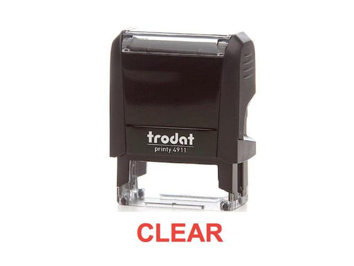 Trodat Printy 4911 Stamp "CLEAR" - Red - Altimus