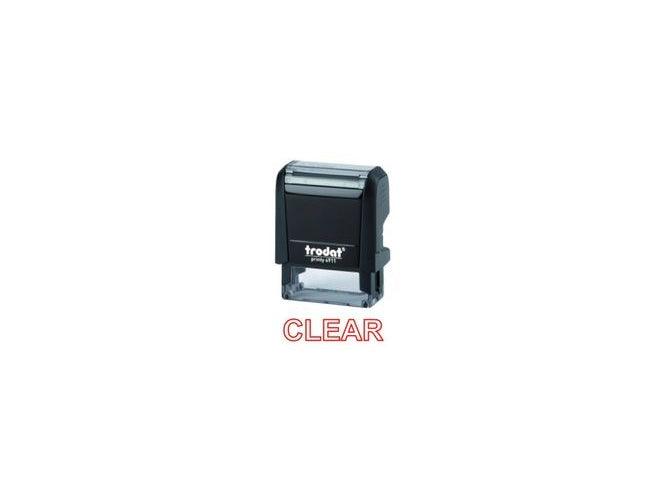 Trodat Printy 4911 Stamp "CLEAR" - Red - Altimus