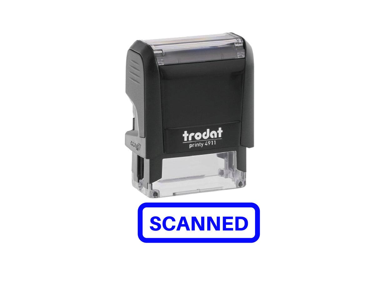 Trodat Printy 4911 Stamp "Scanned" - Blue - Altimus