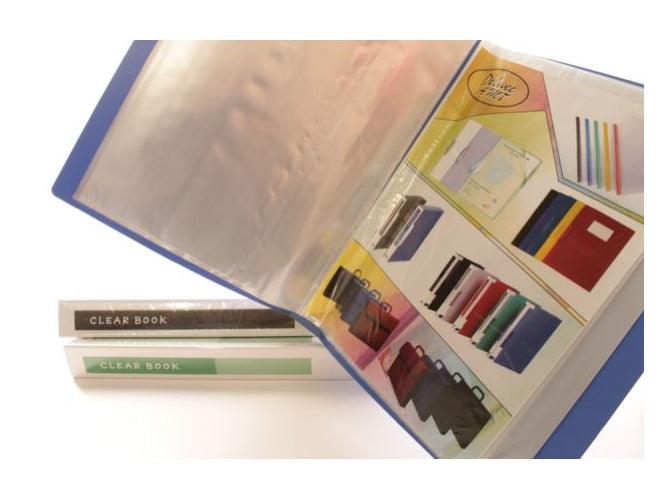Deluxe Clear Book A4, Assorted Colors, 40 Pockets - Altimus