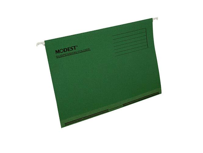 Modest MS907 Suspension / Hanging Files, FS Size, Green, 50/Box - Altimus
