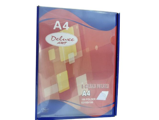 Deluxe Clear L-Folder A4, 100pcs/box - E310D - Altimus