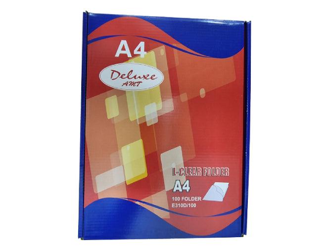 Deluxe Clear L-Folder A4, 100pcs/box - E310D - Altimus
