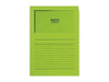 Elco Ordo Classico, L Paper Folder with Window, 5/pack, Green - Altimus