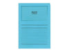 Elco Ordo Classico, L Paper Folder with Window, 5/pack, Blue - Altimus