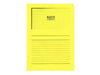 Elco Ordo Classico, L Paper Folder with Window, 5/pack, Yellow - Altimus