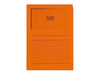Elco Ordo Classico, L Paper Folder with Window, 5/pack, Orange - Altimus