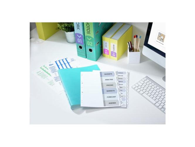 Avery IndexMaker Dividers, 6 Tabs with Clear Tab Labels (01638061) - Altimus
