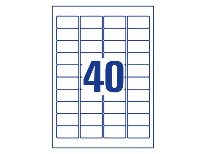 Avery L6140-20 Extra-Strong Adhesive TripleBond Labels, 40 Labels Per A4 Sheet - Altimus