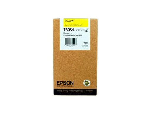 Epson T6034 Yellow Ink Cartridge 220ml - Altimus
