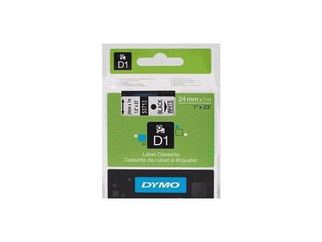 Dymo 53713, D1 Tape, 24mm x 7m, Black on White - Altimus
