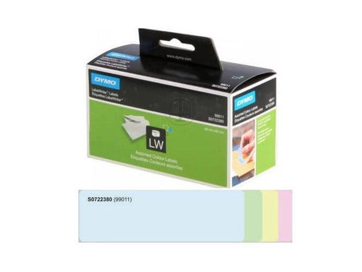 Dymo 99011 Coloured Labels 89mm x 28mm [ 4 x 130] - Altimus