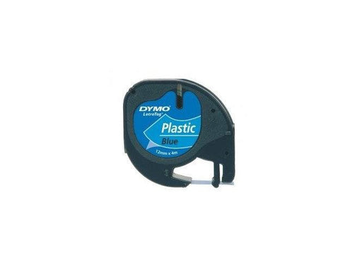 Dymo LetraTag Plastic Tape, 12mm X 4m, [Blue - 91205] - Altimus