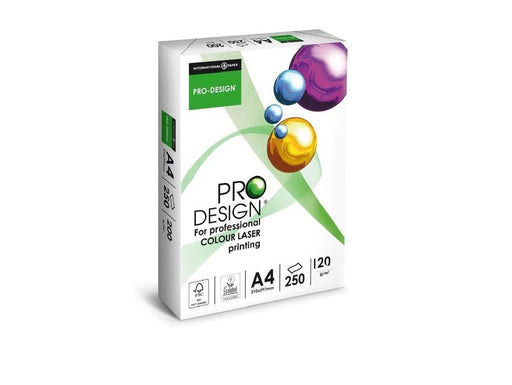 Pro Design Color Laser Copy Paper, White, A4 Size, 120gsm, 250sheets/ream - Altimus