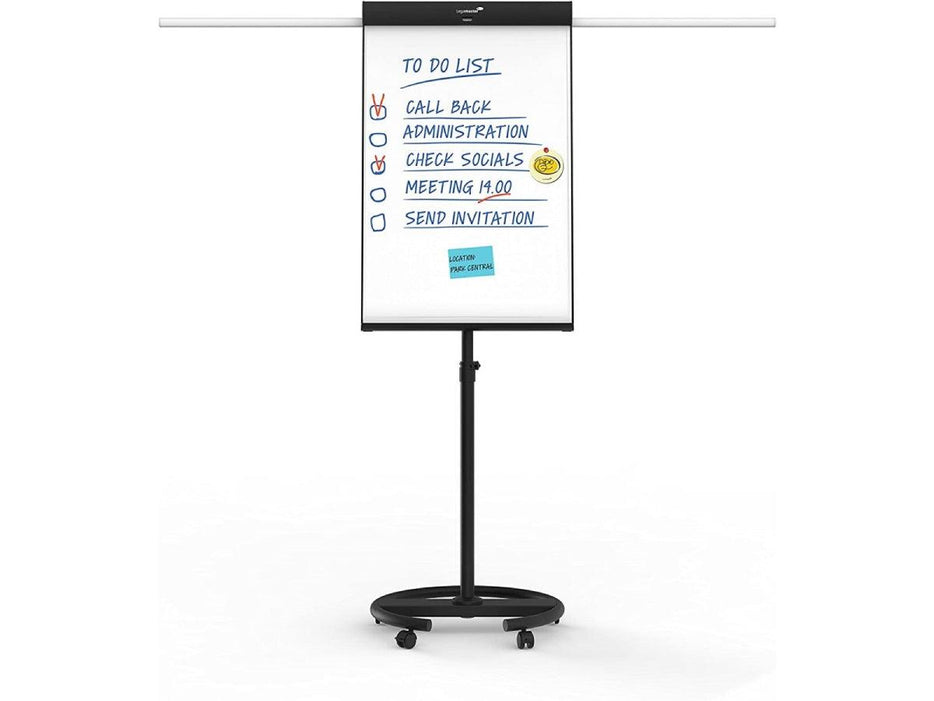 Legamaster Universal Triangle Mobile FlipChart Round Base, Lacquered SteelBoard Surface PART NUMBER: 7-153600 - Altimus