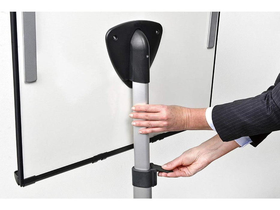 Legamaster Universal Triangle Mobile FlipChart Round Base, Lacquered SteelBoard Surface PART NUMBER: 7-153600 - Altimus