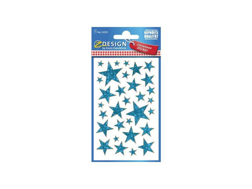 Avery Christmas Stickers - Stars, Effect Foil, Embossed (52259) - Altimus