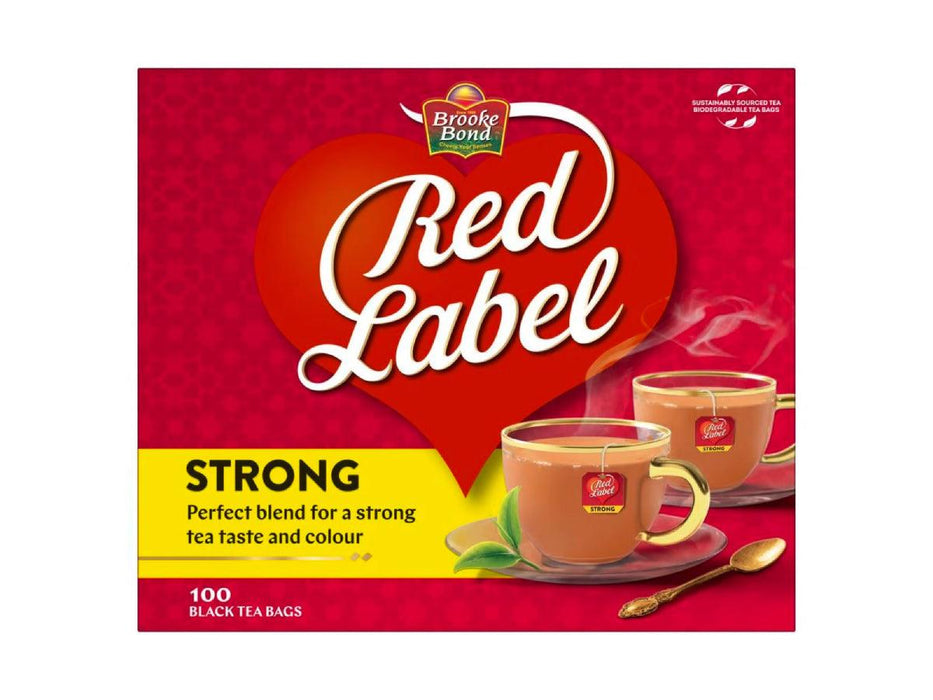 Brooke Bond Red Label Black 100 Tea Bags - Altimus