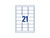 Avery L7782-25 Crystal Clear Labels, 38.1 x 63.5 mm, 21 Labels Per Sheet - Altimus