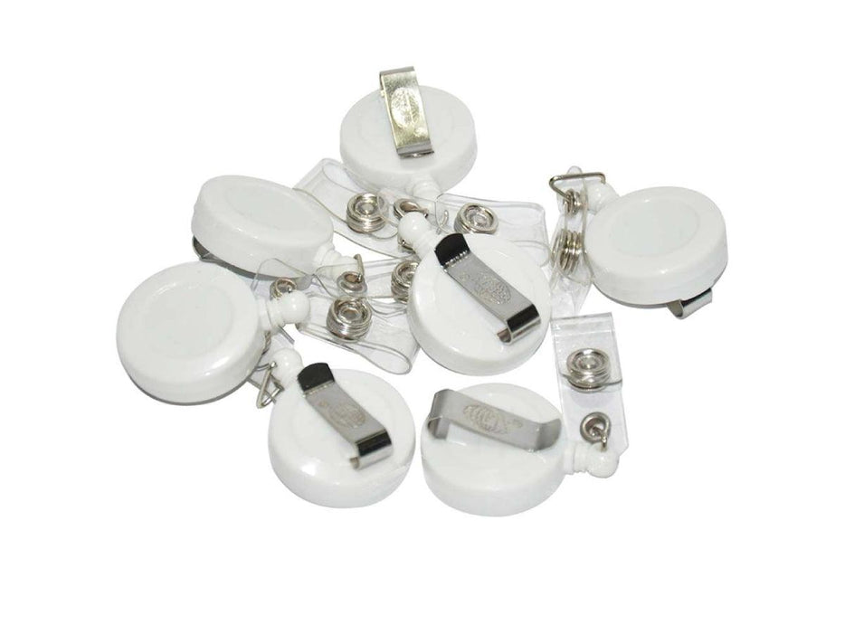 Name Badge Reels, 1X25 Pkt (FSNAYO001WH) - White - Altimus