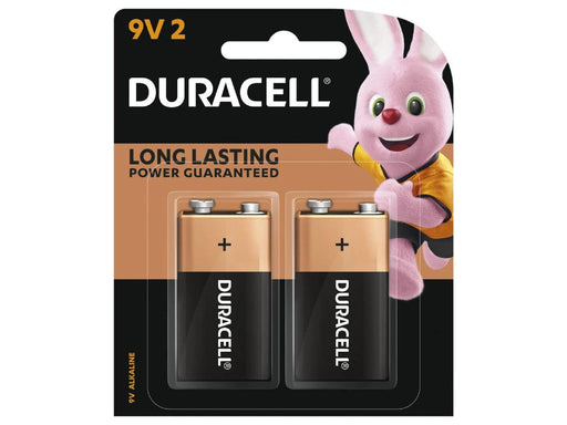 Duracell 9V Alkaline Battery Pack of 2 - Altimus