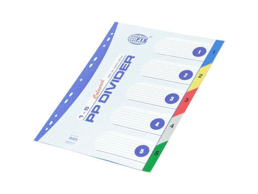 Color PP Divider, 1 - 5, English FSDV321 - Altimus