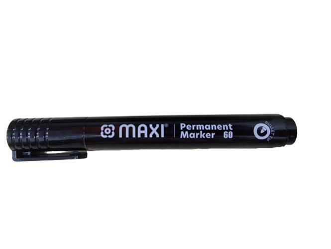 Maxi Permanent Marker Bullet Tip Black - Altimus