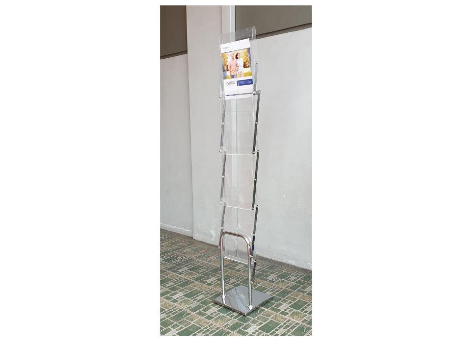 Acrylic A4 Brochure Stand - Floor Standing - Altimus