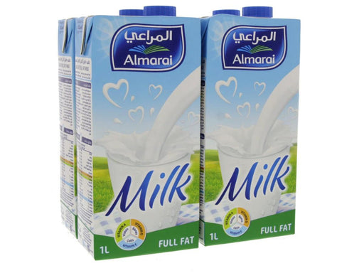 Almarai Full Fat Milk 1L Pack of 4 - Altimus