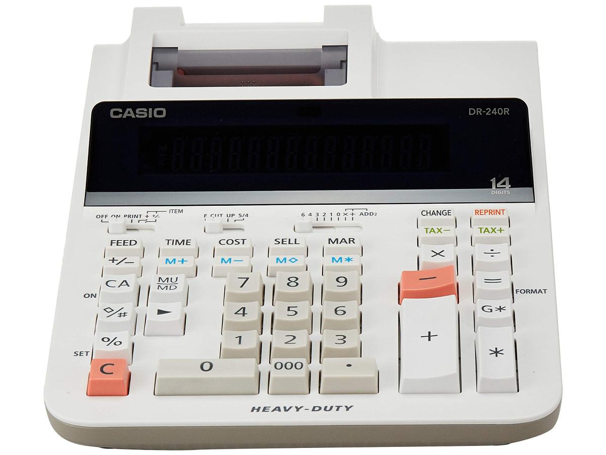 Casio DR-240R Desktop Printing Calculator, 14 Digits - Altimus