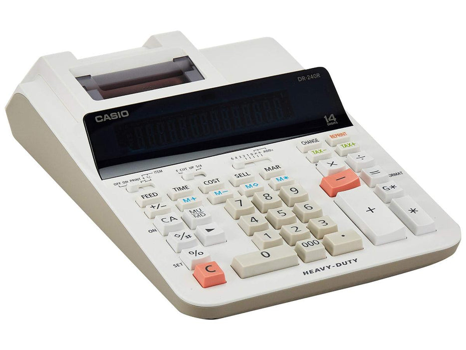 Casio DR-240R Desktop Printing Calculator, 14 Digits - Altimus