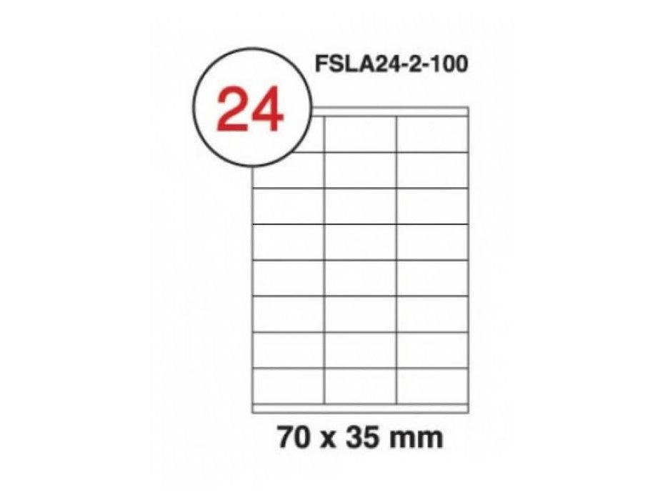 Multi Purpose Labels 70 x 35mm, 100Sheets/Box - (FSLA24-2-100) - Altimus