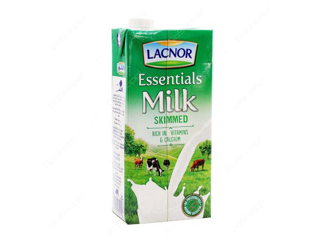 Lacnor Essentials Skimmed Milk 1L Pack of 4 - Altimus