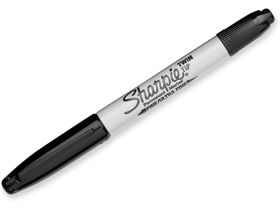 Sharpie Twin Tip Permanent Marker - Black - Altimus