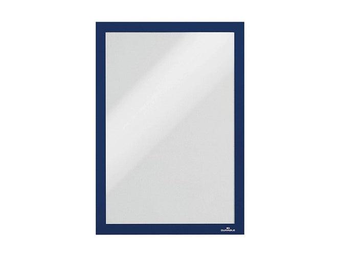 Durable Duraframe, Self Adhesive Magnetic Frame A4, 2/pack, Blue - Altimus