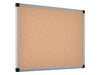 Bi-Office Cork Notice Board with Aluminium Frame, 60x45cm - Altimus