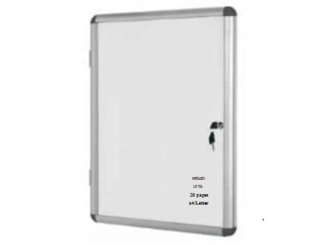 Bi-Office Double Door White Window Display 926 x 661 mm - Altimus