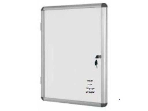 Bi-Office Double Door White Window Display 926 x 661 mm - Altimus