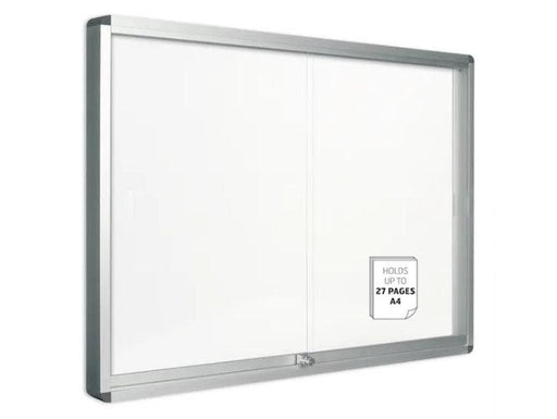 Bi-Office Double Door White Window Display 1146 x 967mm - Altimus