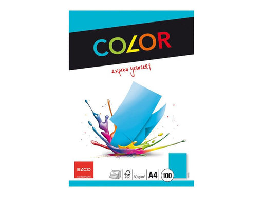Elco A4 Office Color Paper, 80gsm, 100 Sheets - Blue - Altimus