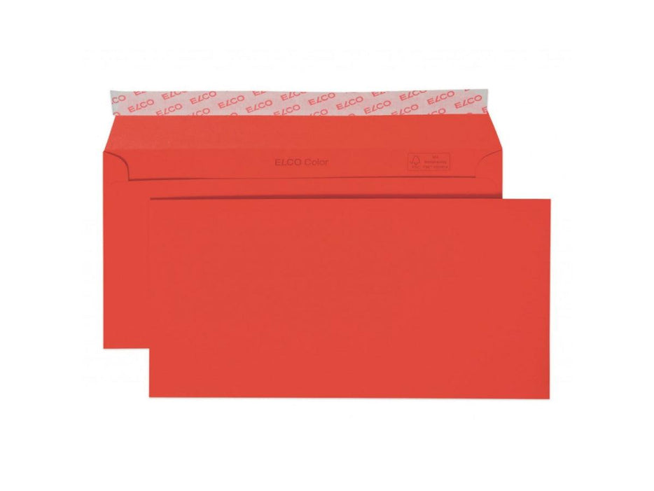 Elco C5/6 Envelope with Adhesive Closure, 100gsm, 25pcs/pack - Red - Altimus